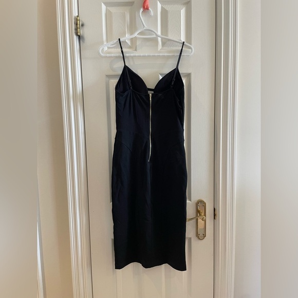 Elegant Black Spaghetti Strap Dress - Picture 3 of 5